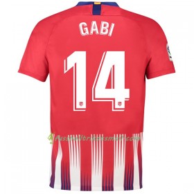 Günstige Fußballtrikots Atlético Madrid Gabi 14 2018-2019 Kurzarm Heimtrikotsatz kaufen